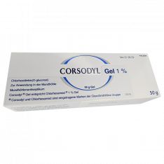 Корсодил зубной гель 1% 50г