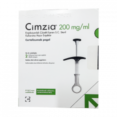 Симзия (Цертолизумаб) р-р д/ин. (Simziya) 200мг/мл 1мл 2шт