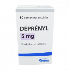 Депренил Селегилин Франция/Финляндия ОРИОН (аналог Эльдеприл) 5мг табл. №30